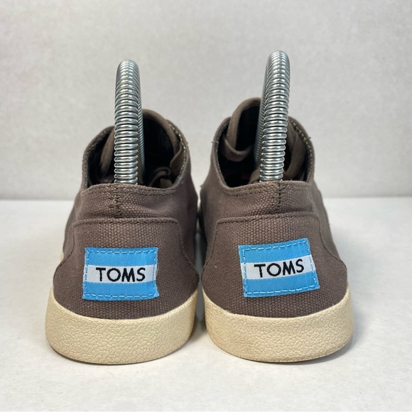 Toms Canvas Lace Up Casual Sneakers Ladies Brown/ Tan Shoes Sneakers; Women’s 7 - Picture 10 of 16